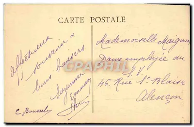 Cabourg — L'incrocio tra l' Avenue de Versailles e l' Avenue des Sapins — Verso