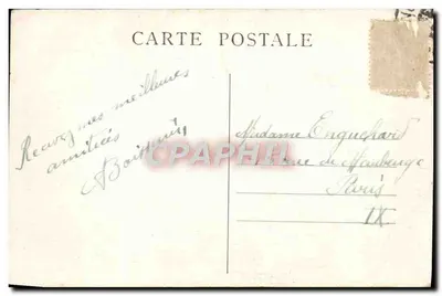 Opéra-Grand-Théâtre — Lione — editore M.F. n°39 — Verso