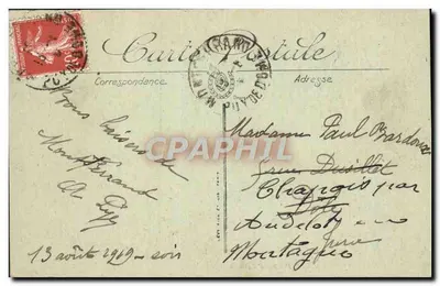 Montferrand — Retable d'altare — LL. — Verso