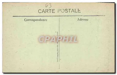 O Casino — Royat — editor G. D'O. n° 1141 — Verso