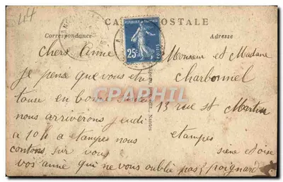 Nantes — Igreja de Santa Cruz — Editor à 31e mille, n°26 — Verso