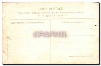 Paisage alpin — pieszy na ścieżce — wydawca nieznany, numer serii nieczytelny — Rewers