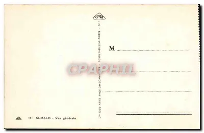 Saint-Malo — Vista general — CAP - Si-Malo - Paris — Reverso