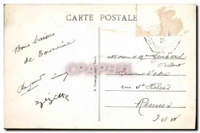 Loches (I.-et-L.) - El Castillo Real - Entrada al Sepulcro de Agnès Sorel - Fachada Renacentista - R. D. — Reverso