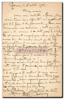 Reims - A Catedral — vista da fachada gótica — editor POL, n° 625 — Verso