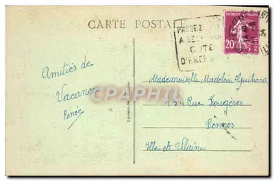 St-SERVAN-sur-MER — Porta e Torre Solidor — Côte d’Emeraude, n°2498 — Verso