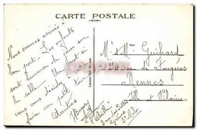 Saint-Malo — Costa da Esmeralda — Vista geral em direção ao Casino, à Grande Praia e aos basculantes — n° 2803 — Verso