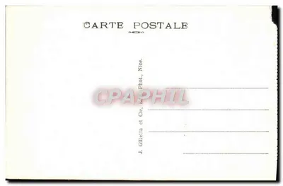 Côte d'Azur z lotus ptaszczy z Nice do Menton — J. Gilletta et Cie, Nice — Rewers