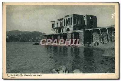 Stara pocztówka Rapallo Gastello Dei Sogni