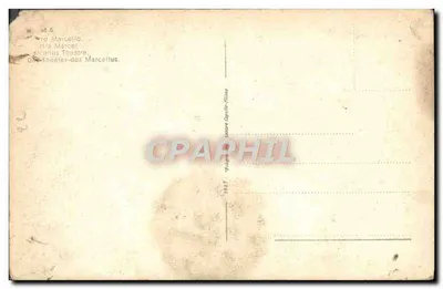 Teatro de Marcellus — Roma — editor C. Capella-Rivière — Verso