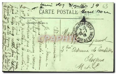 Le Mont-Dore — O Capucin — Sala dos Médicos — LL. — n°189 — Verso