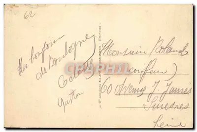 BOULOGNE-sur-MER - Wieża Rzymska Kaliguli — nr 78 — Rewers