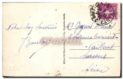 O Castelo do SAILLANT, perto de St-Flour (Cantal) — Século XVI, fachada norte — Le Cantal Illustré 2882 — Verso