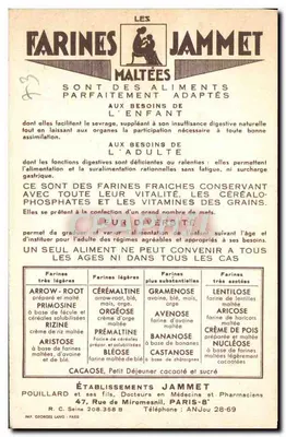 De Savoie — De Oude Provincies van Frankrijk — Uitg. door Farines Jammet — Achterkant