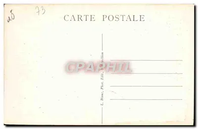 Arredores de Challes-les-Eaux — CHIGNIN — Capela de Saint-Anthelme e cadeia de Belledonne — Verso