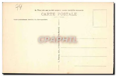 Lago d'Annecy (Alto-Sabóia) — Parte compreendida entre o Castelo de Duingt e Talloires — L. Fauraz, editor — Verso