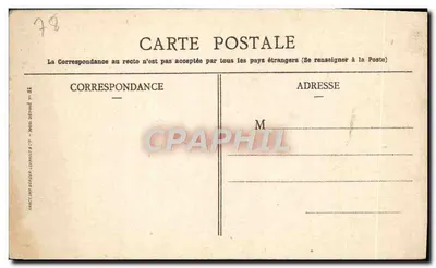 Fontes em Versailles — Coleção do Chocolate Menier — n°78 — Verso