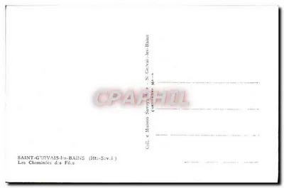 Saint-Gervais-les-Bains — Las Chimeneas de las Hadas — editor Pim — Reverso