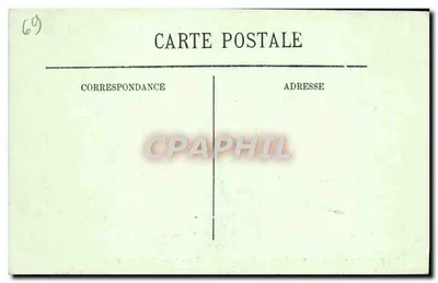 Villefranche-sur-Saône — Gargouille z kościoła Notre-Dame-des-Marais, zabytek XIII wieku — LL. — Rewers
