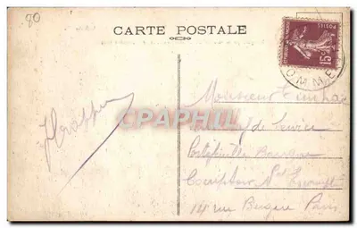Proyart (Somme) — Arco do Triunfo "Aos Defensores da Somme" — Escultor Gourdon, inaugurado em 28 de setembro de 1924 — Verso