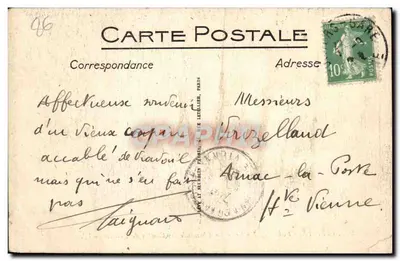Poitiers - Palácio de Justiça - A Lareira dos Condes de Poitiers — LL — Verso