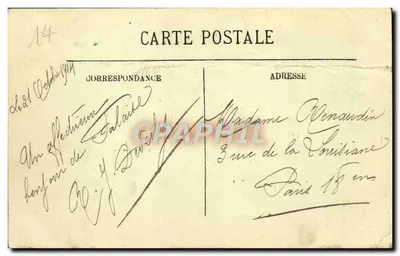 Falaise — Grande Rue Trinité — LL. — Éditeur LL. n°51 — Verso