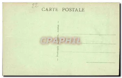PLOUMANACH (C.-du-N.) — Góra diabła położona na wierzchołku skał o wysokości 25 m — Phototype A. Brauel, Angers — Rewers