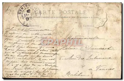 In de Marais Vendéens — Het Maraichinage — Collectie Boutain, n° 105 — Achterkant