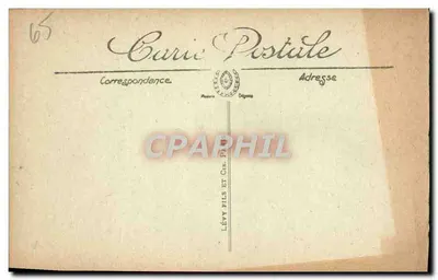 Curie Postule — Correspondance — Editora Lévy Fils et Cie, Paris — Verso
