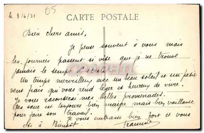 Rocher Sokoła — Dolina Méouge — Trasa z Laragne do Baret-le-Bas — Mise Joubert, Gap, nr 1287 — Rewers