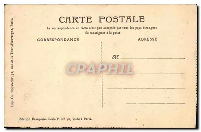 A Visita da Família — Editor: Ch. Couamont, Paris — Série P. No 48 — Verso