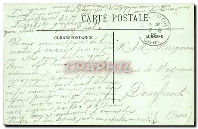 Châlon-sur-Vienne — O Pont sobre a Vienne e o Castelo — LL — Verso