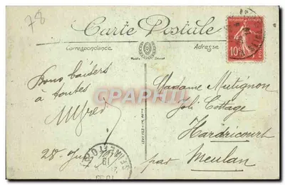 Firma del Trattato di Pace della Grande Guerra — Versailles — Galleria dei Specchi — LL. — Verso