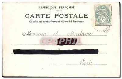 Bouquet de roses — 'La seule Rose sans épine, c'est l'Amitié' — Fernande — Rewers