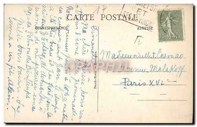 Aulnay (Charente-Inférieure) — Kościół, strona południowa — kolekcja Marc Monnet — Rewers