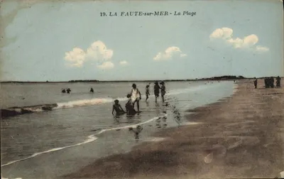 La Faute-sur-Mer - A Praia — Phototypie Jehly-Loupin, n°19