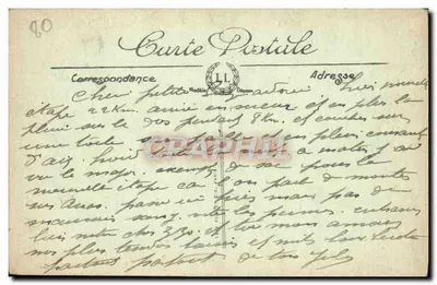 Amiens — A Catedral — Trabalhos de Proteção — Visé Paris n° 268 — Verso