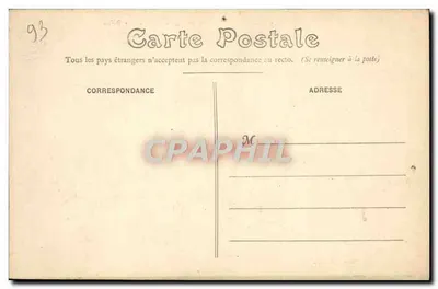 Saint-Denis - Casa de Educação da Legião de Honra - Préau — Verso