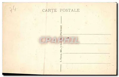 Chamonix-Mont-Blanc (Hte-Savoie) — Przejście przez Morze lodowe — wydawca L. Fauraz, nr 459 — Rewers