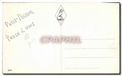 Festa do April — 1º de Abril — editor Petit-Poisson, n° 1330 — Verso