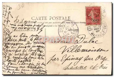 Lamalou - Ruisseau - Le Bitoulet — J. Raynaud, Fotografia em Bédarieux e Lamalou les Bains — Verso