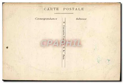 Caricature d'un homme fumant — éditeur E.R. Paris — Verso