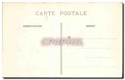 Interior de la Catedral después del bombardeo — Soissons — Visa 18 Paris — Reverso