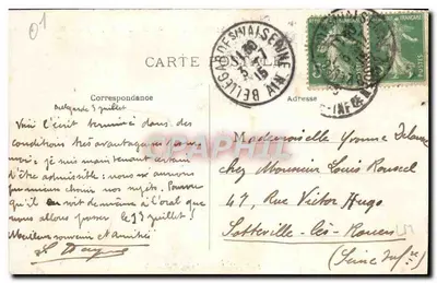 Wąwóz Rony, most Arlod — Bellegarde — Lucien Miehau, wydawca, Bellegarde — Rewers