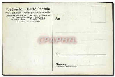 Van Hove. Um médico. — Editor: União Postal Universal — Verso
