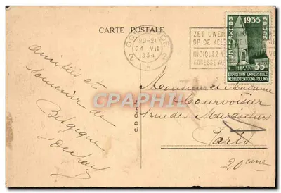 Oostende — O Pilotagem e a Estação Marítima — Editor não identificado, n° 33 — Verso