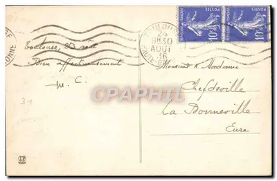 Toulouse — Widok na Most Nowy i Przystań Daurade — Fototypia Labonche Frères, Toulouse, n°85 — Rewers