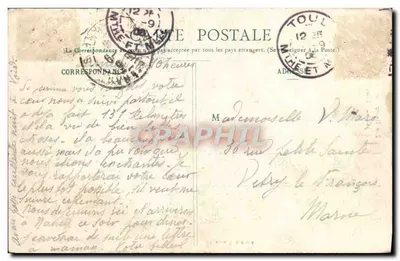 TOUL - Saint-Gengoult — Verleger M. Bernard, Serie La Lorraine illustrée — Rückseite