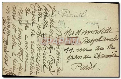 Gavarnie — Cylinder — Widok na lodowaty jezioro — LL. n°52 — Rewers