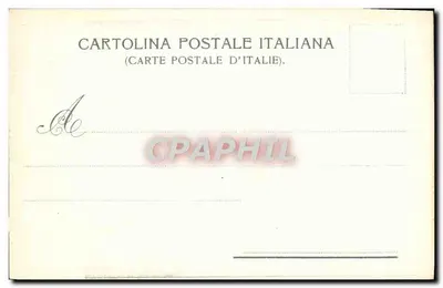 Gênova — Castelo Mackenzie — Cartolina Postal Italiana — Verso